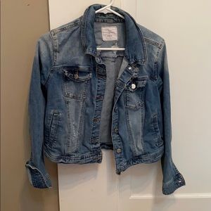 Distressed Jean Jacket
